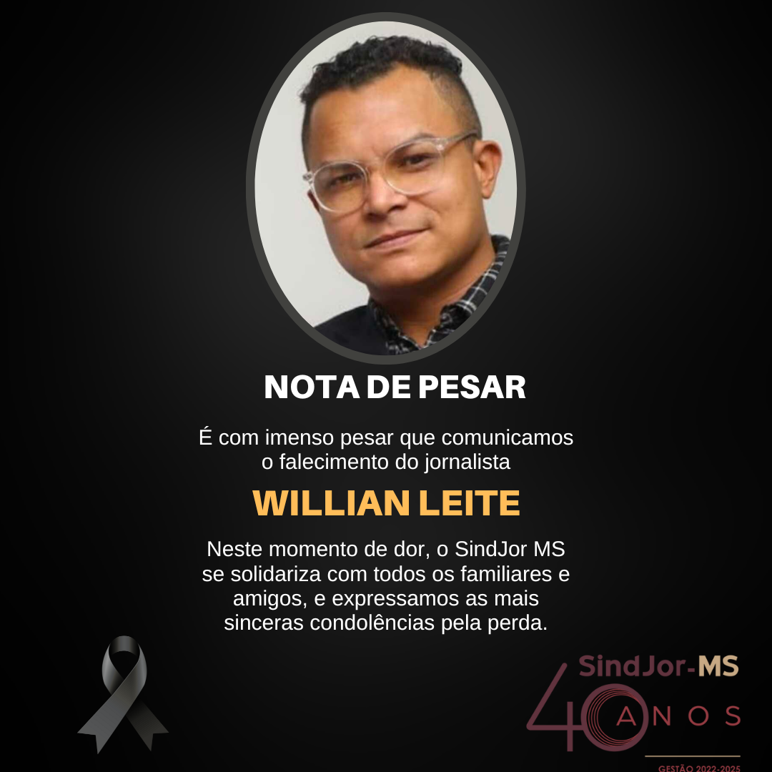 NOTA DE PESAR - WILLIAN LEITE